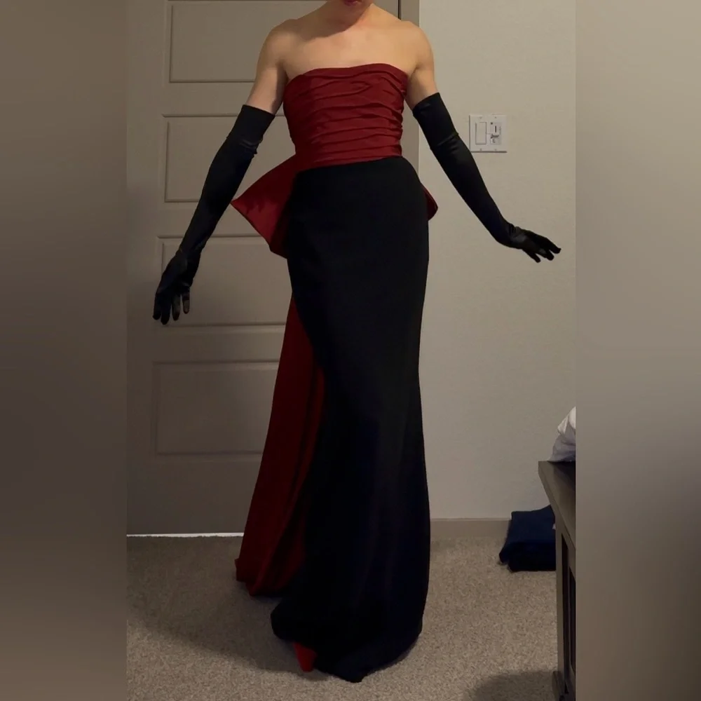 ❌SOLD❌ RALPH LAUREN PURPLE LABEL RED BOW DRESS - Picture 13 of 15